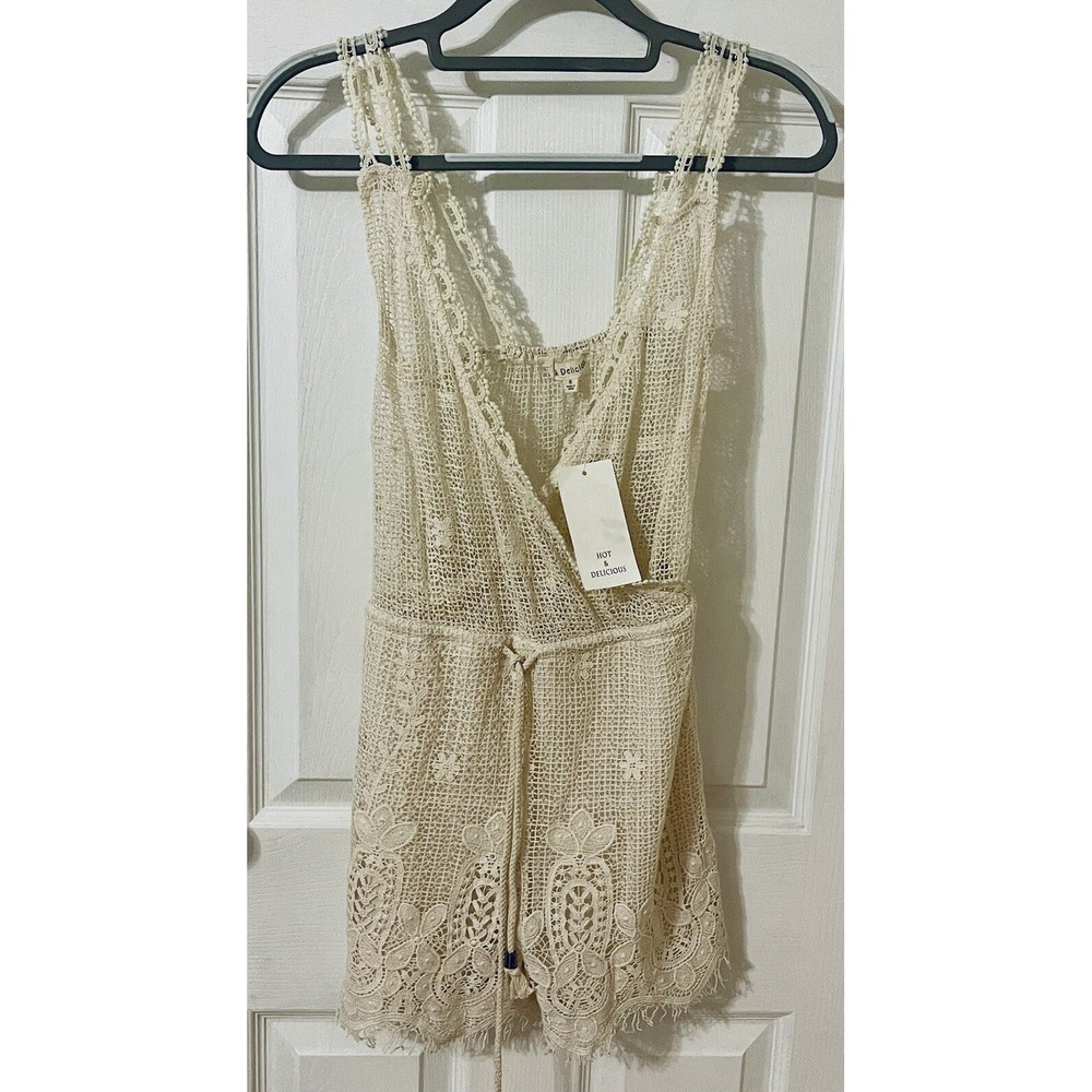 Hot & Delicious Crotchet Short Jumper Size S. New With Tags
